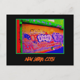 Tarjeta postal 'Electric Graffiti Gates'