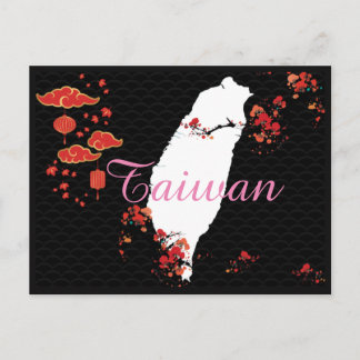 Tarjeta postal elegante de la linterna floral de T