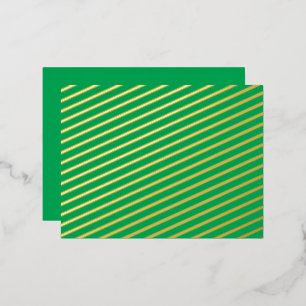 Tarjeta postal elegante de vacaciones en verde con