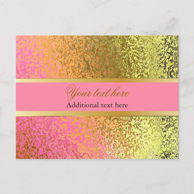 Tarjeta postal elegante para todos los fines (Anverso)