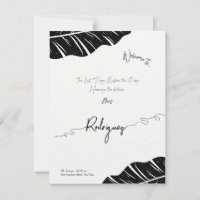 Tarjeta postal elegante y personalizable para desp