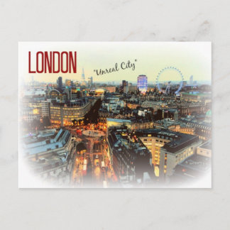 Tarjeta postal Eliot de "Ciudad Irreal" de Londres