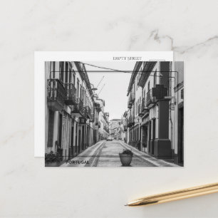 Tarjeta postal en blanco y negro de Portugal