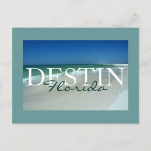 Tarjeta postal enmarañada de Destin, Florida
