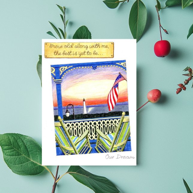 Tarjeta postal Envejecer junto a mí (Subido por el creador)