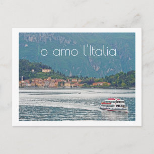 TARJETA POSTAL/ ESCENA ITALIANA DEL DISTRITO LAGO/