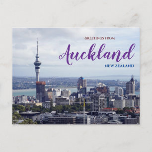 Tarjeta postal escénica de Auckland Nueva Zelanda