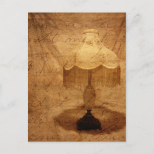 Tarjeta postal escrita con amor