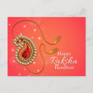 Tarjeta postal especial Rakhi