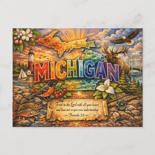 Tarjeta postal espiritual (Anverso)