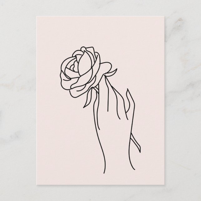 Tarjeta postal estética Boho 021 (Anverso)