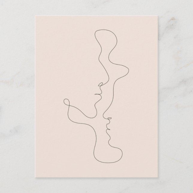 Tarjeta postal estética Boho 023 (Anverso)