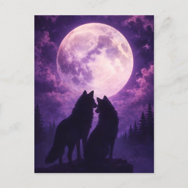 Tarjeta Postal Estética de Fauna Celeste (Anverso)