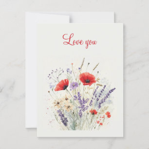 Tarjeta postal estilo Día de San Valentín