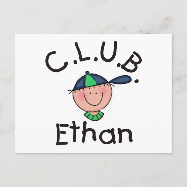 Tarjeta postal Ethan de C.L.U.B. (Anverso)