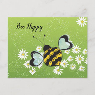 Tarjeta postal Feliz Abeja