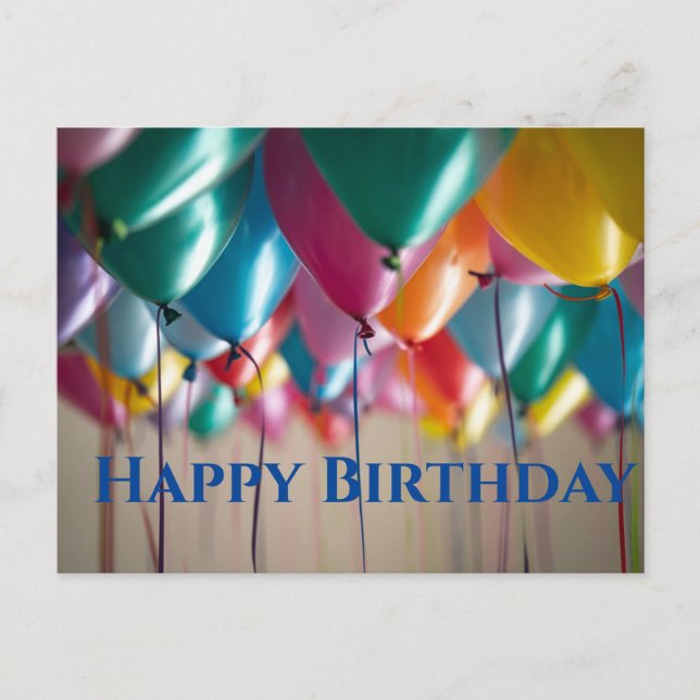 Tarjeta postal Feliz cumpleaños Especial (Anverso)