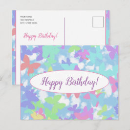 Tarjeta postal - ¡Feliz cumpleaños! -Personalizado