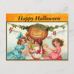 Tarjeta postal feliz de Halloween