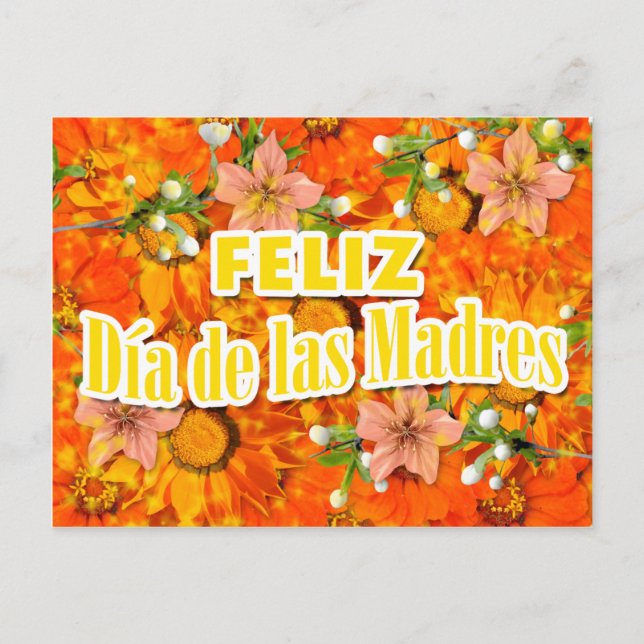Tarjeta postal - Feliz Día de las Madres (Anverso)