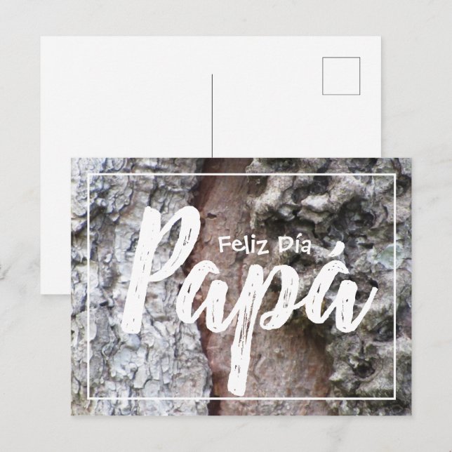 Tarjeta postal - Feliz Día Papá 03 (Anverso / Reverso)