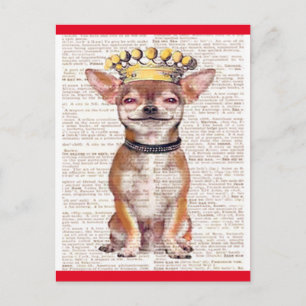 TARJETA POSTAL - FELIZ JUEGO ROJO DE CHIHUAHUA