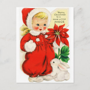 Tarjeta postal "Feliz Navidad a una "Querida Sobri