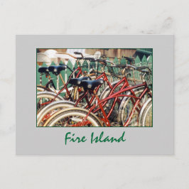 Tarjeta postal 'Fire Island Bicycles'