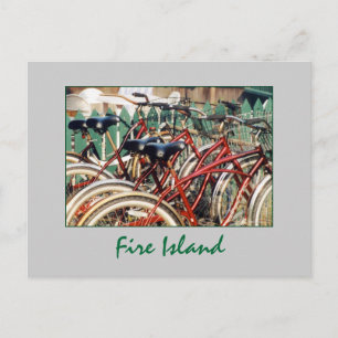 Tarjeta postal 'Fire Island Bicycles'
