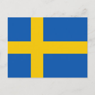 Tarjeta postal Flah de Suecia