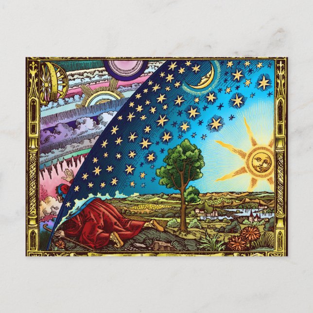 ¡Tarjeta postal Flammarion Dome! (Anverso)