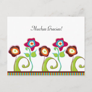 Tarjeta postal floral