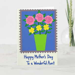 Tarjeta Postal Floral para la Mejor Mamá
