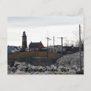 Tarjeta postal fotográfica de Fairport Harbor, Ohi