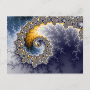 Tarjeta postal Fractal Elp1