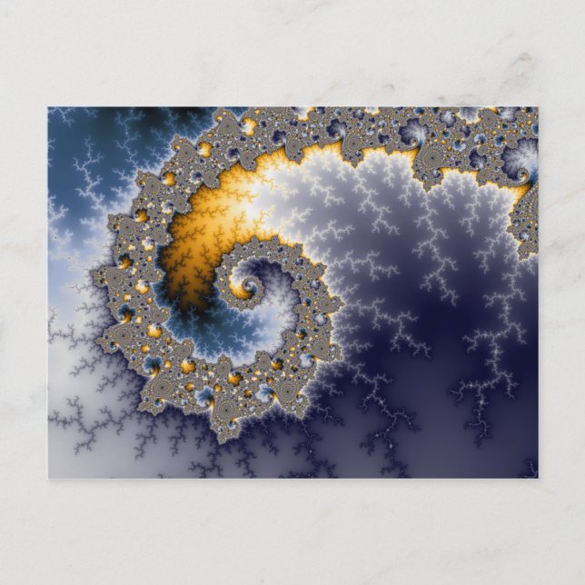 Tarjeta postal Fractal Elp1 (Anverso)
