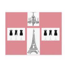 Tarjeta Postal Francesa Torre Eiffel Ciudad de la 