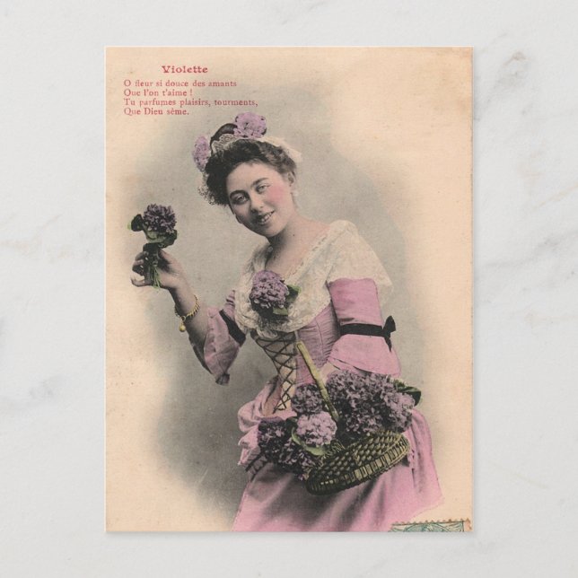 Tarjeta postal francesa vintage (Anverso)