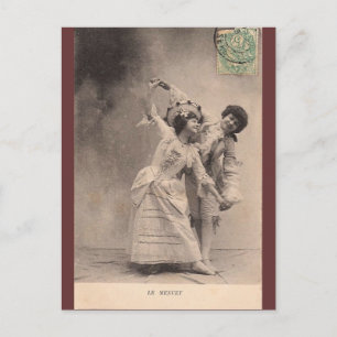 Tarjeta postal francesa vintage