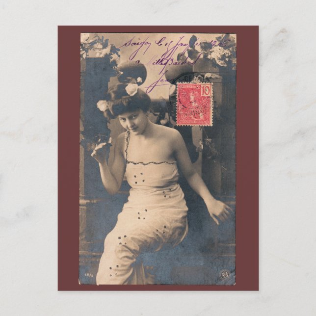 Tarjeta postal francesa vintage (Anverso)