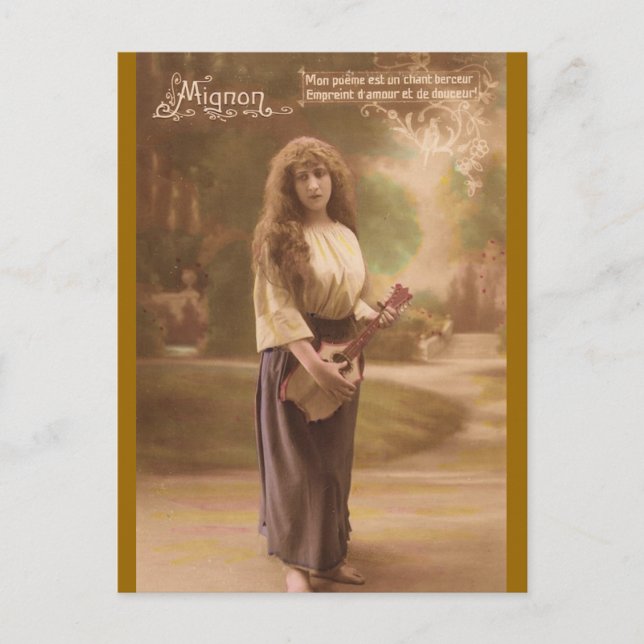 Tarjeta postal francesa vintage (Anverso)