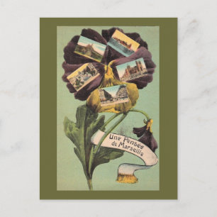 Tarjeta postal francesa vintage