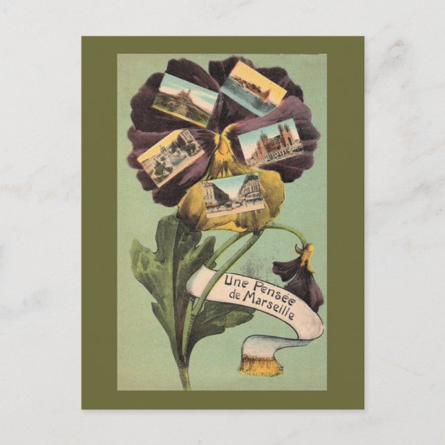 Tarjeta postal francesa vintage (Anverso)