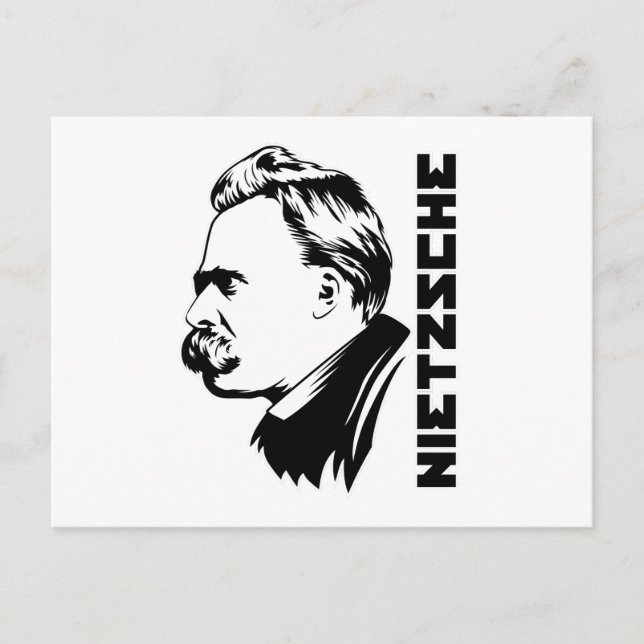 Tarjeta postal Frederich Nietzsche (Anverso)