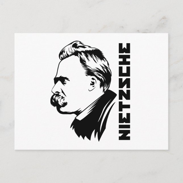 Tarjeta postal Frederich Nietzsche (Anverso)