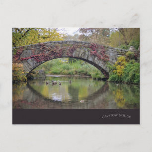 Tarjeta postal Gapstow Bridge-Central Park NYC