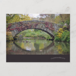 Tarjeta postal Gapstow Bridge-Central Park NYC