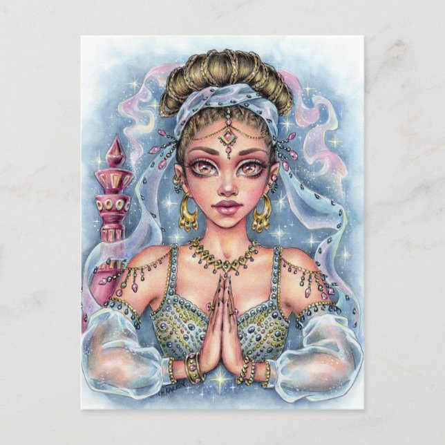 Tarjeta postal Genie (Anverso)