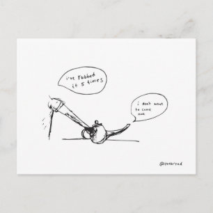 tarjeta postal genie