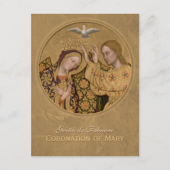 Tarjeta postal Gentile da Fabriano Coronation CC06 (Anverso)